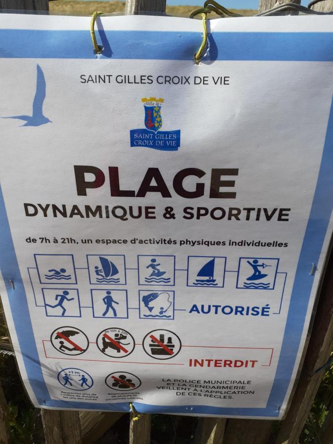 Studio Lumineux Dans La Coulee Verte A Saint Gilles Croix De Vie Exteriér fotografie